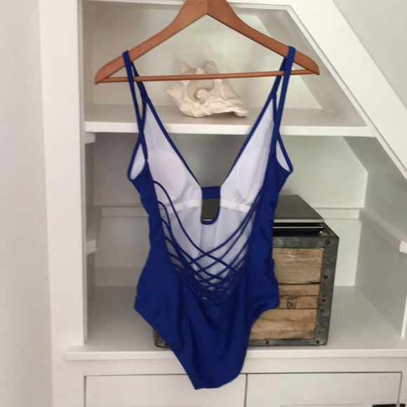 Brand new navy blue one piece bathing suit - Picture 2 of 3